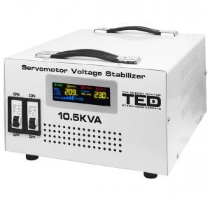 Stabilizator tensiune 10.5KVA 6KW, ServoMotor, TED Electric TED000033 DZ083384 - imagine 3